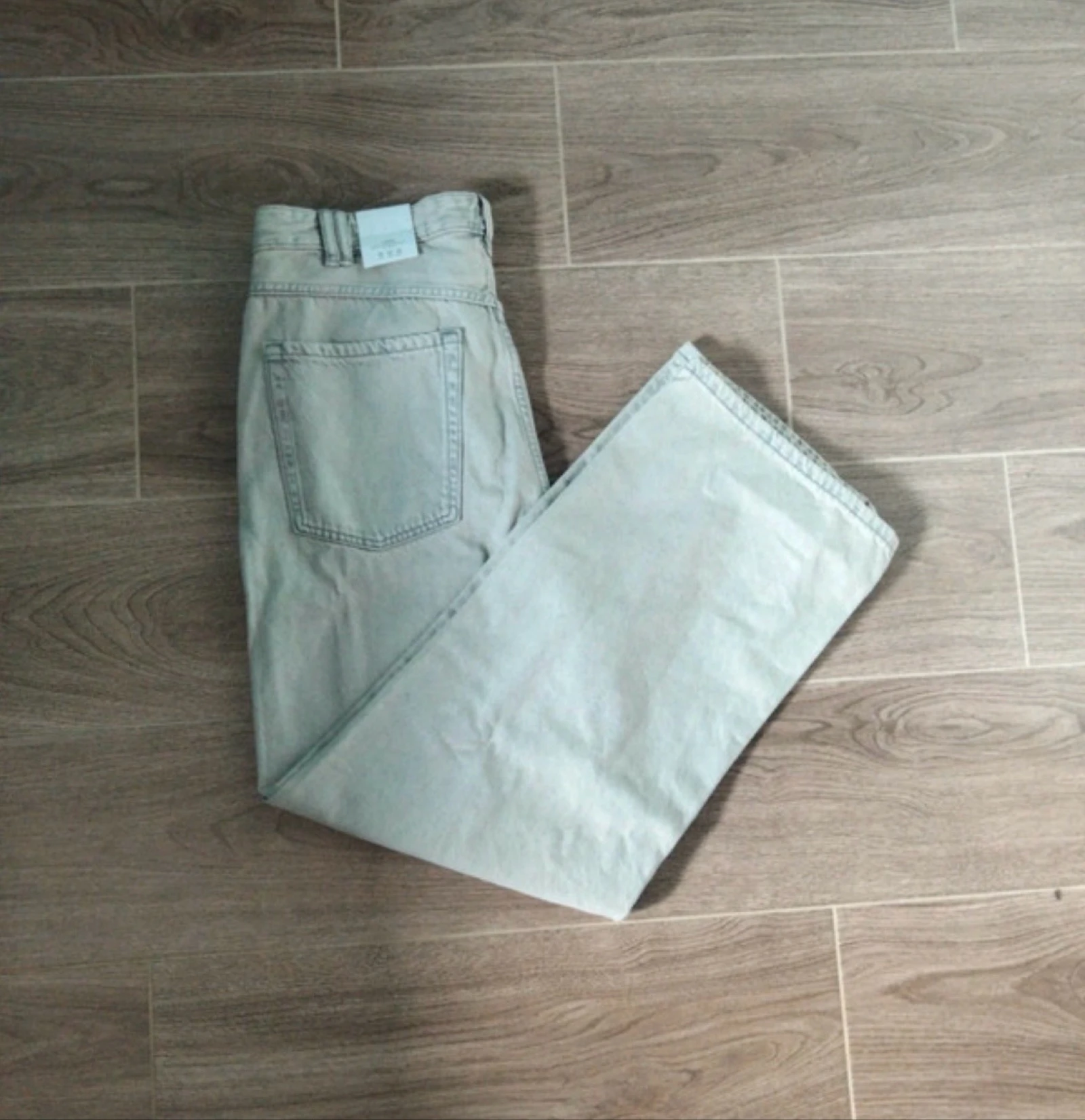 Jean Zara Loose gris clair – Taille 42 – W32 L32